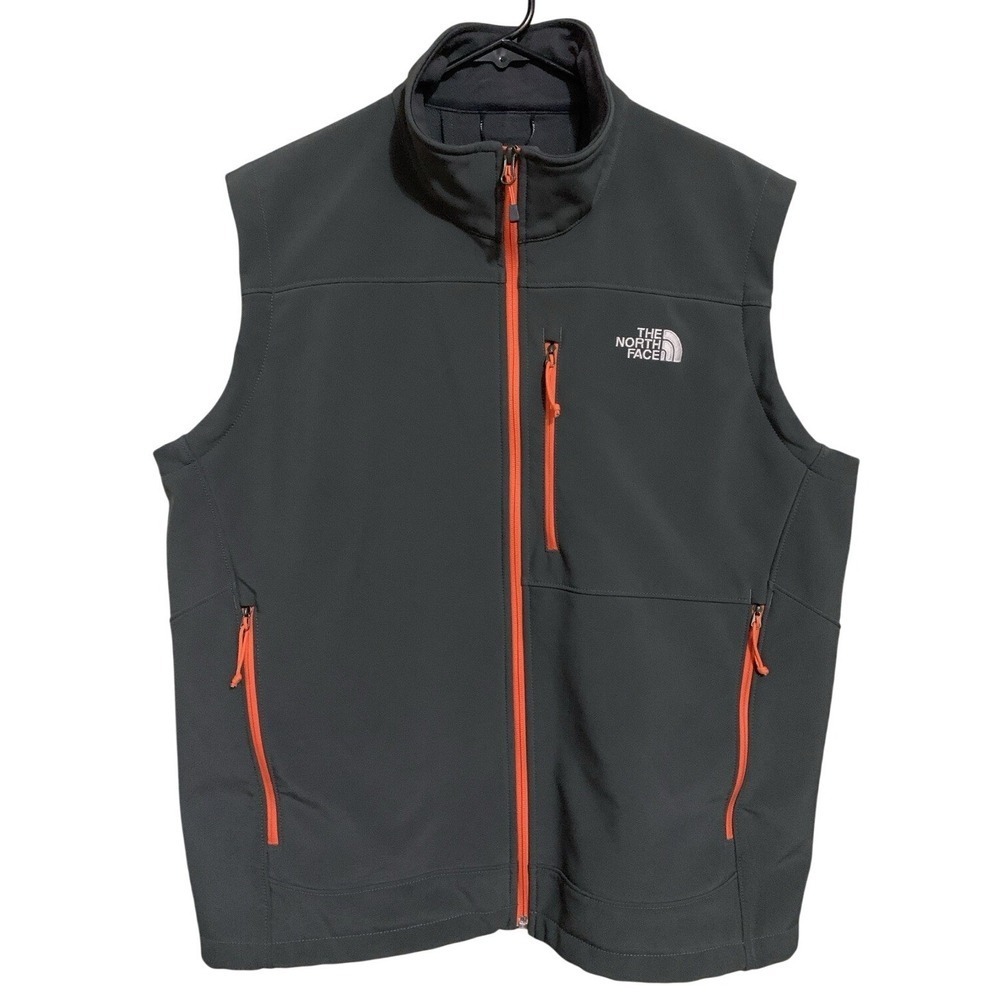 The North Face Apex Bionic Vest Men's XL Gray Full Zip Outdoor Winter Hiking